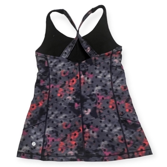 Lululemon Kanto Catch Me Tank Windy Blooms Regal Plum Size 8 - Picture 2 of 5